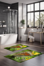 Mijölnir Juego de alfombrillas de baño CT-5108 Multicolor